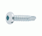 DIN-7504-N HC [CP] Tornillo autotaladrante de cabeza alomada. Zincado. Huella cuadrada